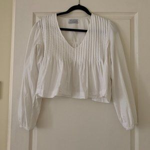 Urban Outfitters Flowy Crop Blouse